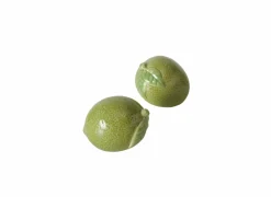 Decoratieve Accessoires|Beeldje Limoen H5,5cm - keramiek - groen