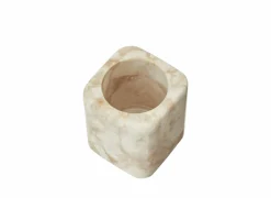 Aquanova Beker Blake Ø6,5x8cm - natuursteen - zand- Tandenborstelbekers