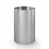Zack Tandenborstelbekers|Beker Cupa Ø8x12cm - roestvrij staal - zilver