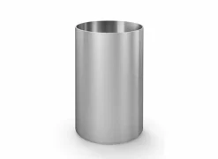 Zack Tandenborstelbekers|Beker Cupa Ø8x12cm - roestvrij staal - zilver