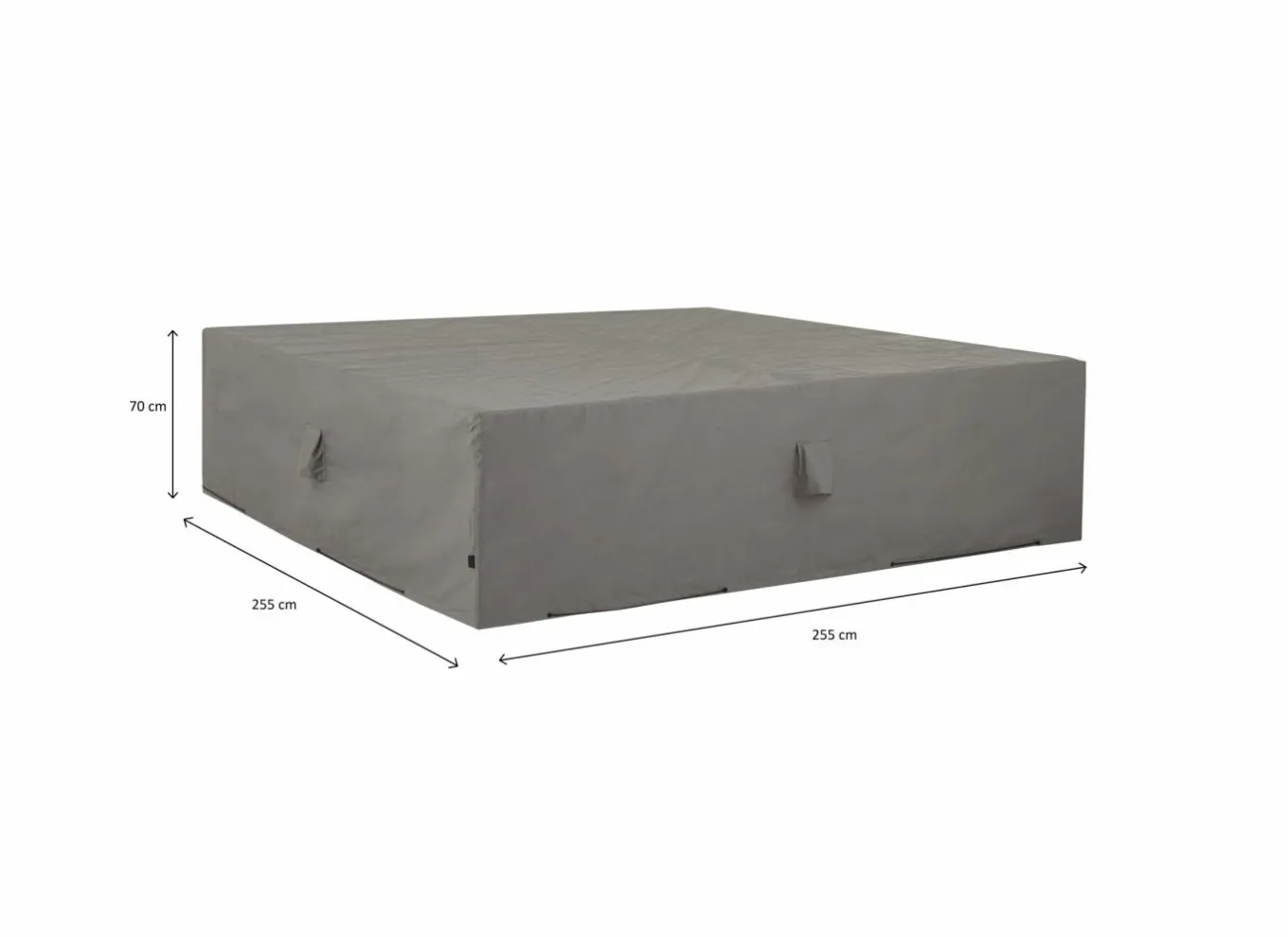 Madison Bescherming|Beschermhoes 255x255cm grijs