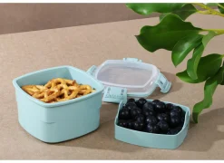 Lunchboxen|Bewaardozen|Bewaardoos 400ml lichtblauw donkerblauw