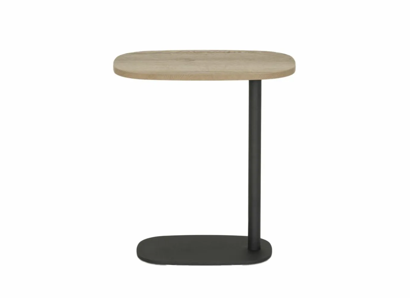 Perfecta Bijzettafels|Bijzettafel Cup 50x33cm - melamine - antraciet & naturel