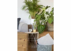 Bijzettafel Kumi Ø39,5cm - metaal - wit- Bijzettafels|Salontafels