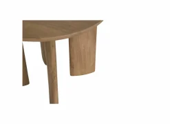 Bijzettafel Spinoza Ø60cm - mango massief - naturel- Bijzettafels