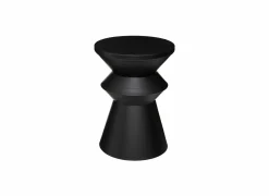 Bijzettafels|Bijzettafel Totem Sohan Ø36cm - ijzer - zwart