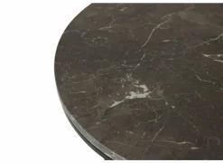 Bijzettafel Trail Ø48cm - marmer - bruin - set van 2- Bijzettafels