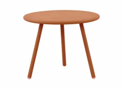 Bijzettuinmeubelen|Bijzettafels|Bijzettafel Tripod metaal - oranje