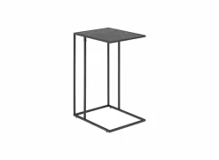 Laptoptafels|Bijzettafels|Bijzettafel 43x35cm - melamine - zwart marmer