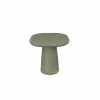 Bijzettafel Zerra 55x55cm - micro cement - groen- Bijzettafels