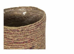 Vazen & Bloempotten|Vazen & Bloempotten|Bloempot Aja set van 3 - zeegras - naturel/multi