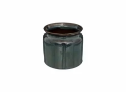 Vazen & Bloempotten|Vazen & Bloempotten|Bloempot Bota H15cm - keramiek - blauw