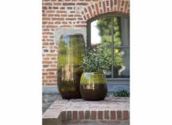 Bloempot H36cm - keramiek - olijfgroen- Vazen & Bloempotten|Vazen & Bloempotten