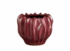 Bloempot Thom Ø27,5x22cm - stoneware - paars- Vazen & Bloempotten|Vazen & Bloempotten