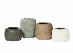 Vazen & Bloempotten|Vazen & Bloempotten|Bloempot Ø40xH30cm - stoneware - wit