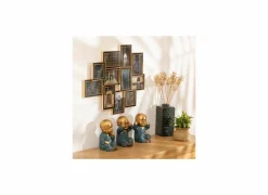 Boeddha beeld Sagesse Jiling H21cm set van 3- Decoratieve Accessoires