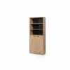 Boekenkast Capo 90x40x216cm - melamine - golden oak- Boekenkast|Boekenkast