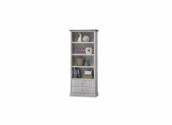 Boekenkast Eline 75x38x185cm - decor - white oak & autumn oak- Boekenkast|Boekenkast