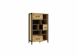 Boekenkast|Boekenkast|Boekenkast Oriental Tree 94,1x41,5x151,5cm - decor - bartex eik