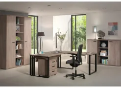 Rekken|Boekenkast|Boekenkast Rio 2 160x40x222cm - melamine - humus eik