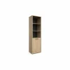 Boekenkast Tessa 60x44x210cm - melamine - zand eik- Boekenkast|Boekenkast