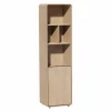 Boekenkast|Boekenkast|Boekenkast 56x45x212cm - melamine - brushed sand oak nature