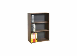 Rekken|Boekenkast|Boekenrek Meradi 72x34x109cm - melamine - bruin
