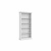 Boekenrek Paris 96x37x201cm - decor - wit- Boekenkast|Boekenkast