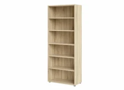 Boekenrek Prima 89x40x222cm - decor - eik- Boekenkast|Boekenkast