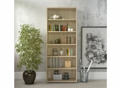 Boekenrek Prima 89x40x222cm - decor - eik- Boekenkast|Boekenkast