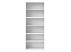 Boekenrek Prima 89x40x222cm - decor - wit- Rekken|Boekenkast