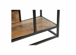 Boekenkast|Boekenkast|Boekenrek Trailer 80x35x180cm - mango massief - bruin