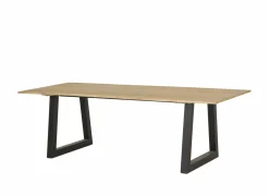 Boomstamtafel Sherwood 240x100cm - eik massief - naturel- Eettafels