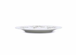 Bonbistro Bord Retro Ø20,5cm - porselein - wit- Platte Borden