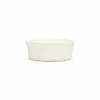 Bonbistro Platte Borden|Bord Retro Ø13x5cm - porselein - wit