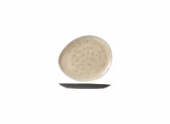 Cosy & Trendy Bord Streetfood festival 19,5x16cm - keramiek - multicolor- Platte Borden|Dessertborden