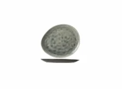 Cosy & Trendy Bord Streetfood festival 19,5x16cm - keramiek - multicolor- Platte Borden|Dessertborden