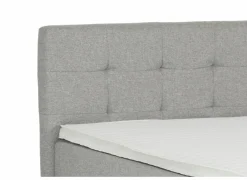 Skagen Boxsprings|Boxspring Box Sting 180x200cm - stof - lichtgrijs
