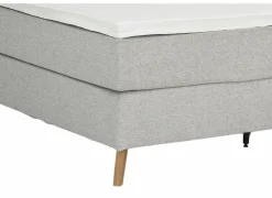 Skagen Boxsprings|Boxspring Box Sting 180x200cm - stof - lichtgrijs