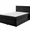 Boxspring BX890  140x200cm - stof - antraciet- Boxsprings