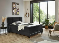 Boxsprings|Boxspring BX2260  140x200cm - stof - antraciet met opbergruimte