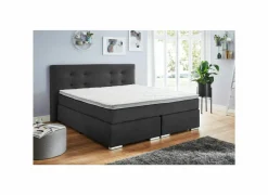 Boxsprings|Boxspring BX1670 180x200cm - stof - antraciet
