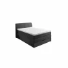 Boxsprings|Boxspring BX1440  120x200cm - stof - antraciet met opbergruimte