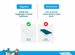 Boxspring BX890  120x200cm - stof - lichtgrijs- Boxsprings