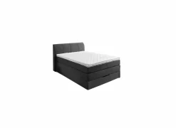 Boxspring BX1440 100x200cm met opbergruimte stof antraciet- Boxsprings