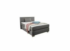 Boxsprings|Boxspring Emilia 140x200cm - stof - grijs