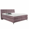 Boxspring Gitta 180x200cm - stof - roze- Compleet Bed|Tweepersoonsbedden