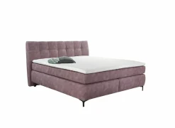 Boxspring Gitta 180x200cm - stof - roze- Compleet Bed|Tweepersoonsbedden