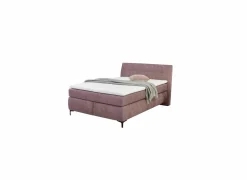 Compleet Bed|Tweepersoonsbedden|Boxspring Gitta 140x200cm - stof - roze