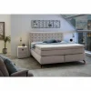 Boxsprings|Boxspring Jessica 180x200cm - stof - lichtgrijs